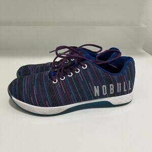 NoBull Purple and Blue Weightlifting Trainer Shoes Size 9‎